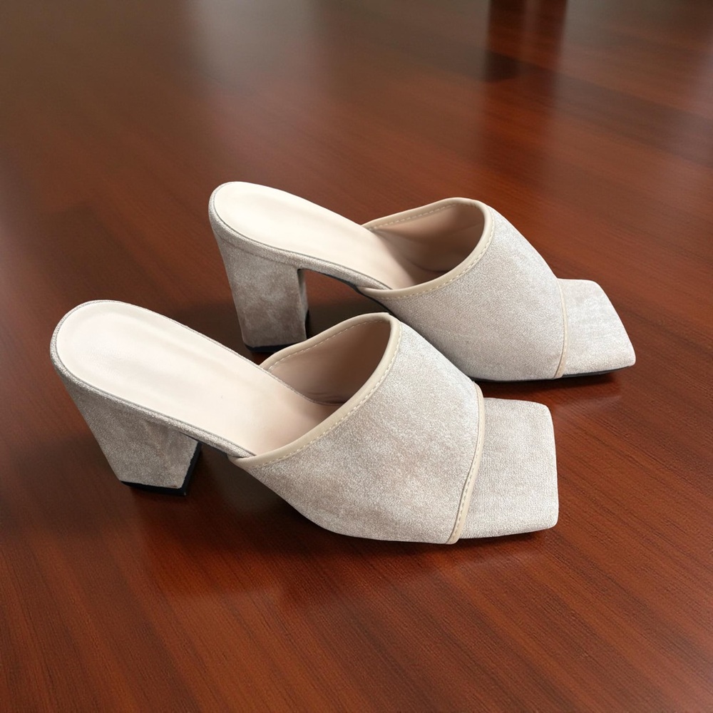 New Soft Cream Women's Mules